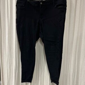 Women's Old Navy 20 Short Rockstar Super Skinny Mid-Rise Black Jeans